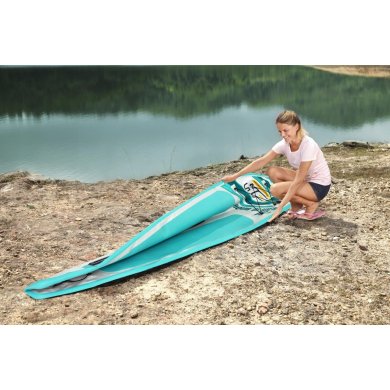 Надувна дошка Bestway 65347 AQUAGLIDER Бірюзовий 65347 фото - 14