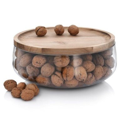 Салатник із кришкою Duka Acacia 3,5 л | Дерево/Прозорий 1219737