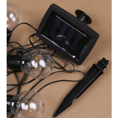 Декоративна гірлянда на сонячній батареї Garden Line 10 LED 1,8 м Холодний-білий SOL3590 фото - 10