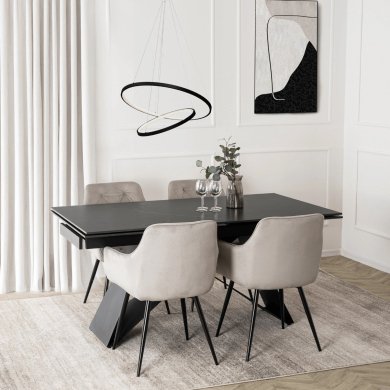 Обеденный стул Mebel Elit MODESTO Welur Серый ME.MODESTO/P/CZ/V/K фото - 5