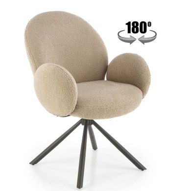 Обідній стілець поворотний Halmar K498 Капучино V-CH-K/498-KR-CAPPUCCINO