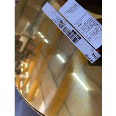 IKEA УЦЕНКА Поднос GLATTIS 38 см Золотой brak/70350113 фото - 2