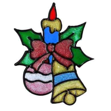 Набор рождественских наклейок Chomik 6 шт Разноцветный LEJ1894 фото - 15