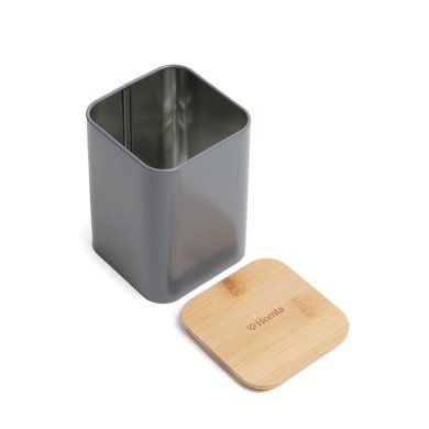 Контейнер Homla KINE 9x13 см | Сірий / Дерево - 3 Контейнер Homla KINE 9x13 см | Сірий / Дерево 207768 фото - 3