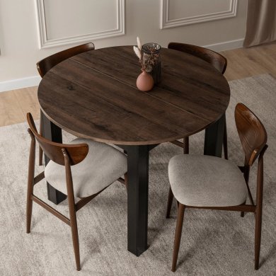 Розкладний обідній стіл Mebel Elit HARRY Горіх W.HARRY/OM/CZ/S фото - 5