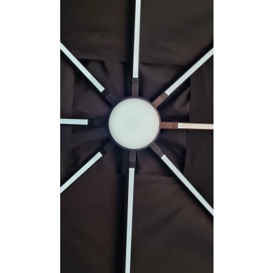 Садова парасоля з чохлом і LED Corciano SIENA SOLAR PANEL 300 см Антрацит 5901721052574 фото - 10