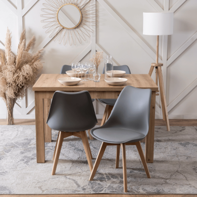 Обеденный стул Mebel Elit SCANDI Серый - 5 Обеденный стул Mebel Elit SCANDI Серый ME.SCANDI/P/D/PL/K фото - 5