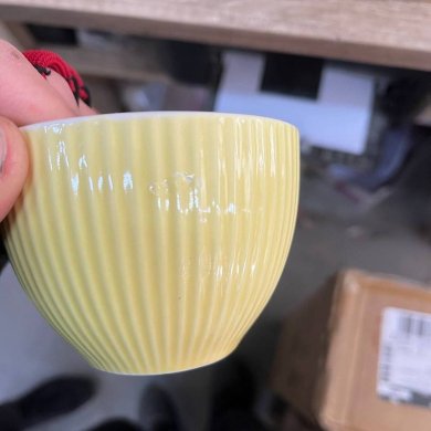 УЦЕНКА Чашка с блюдцем Homla SIENA 240 мл Желтый brak/235713 фото - 3