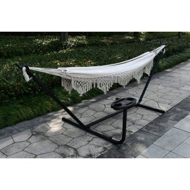 Гамак Garden Line BOHO 200x150 см Бежевый HAM3194_beige фото - 6