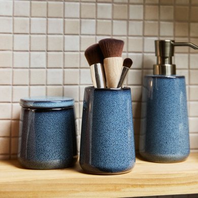 Стакан для зубних щіток Homla BRILIA Синій - 4 Стакан для зубних щіток Homla BRILIA Синій 218265 фото - 4