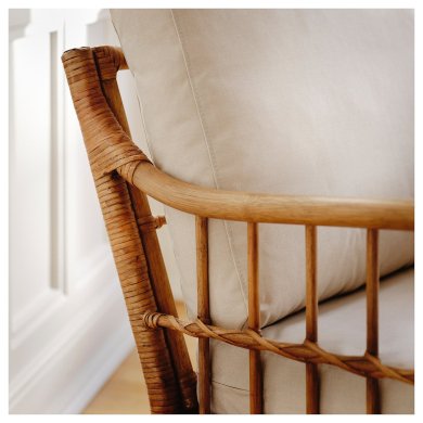 Садове крісло HOLMSTA/FROKNABO Бежевий - 8 IKEA Садове крісло HOLMSTA/FROKNABO Бежевий (ИКЕА ХОЛЬМСТ/ФРКНАБО) 19428808 фото - 8