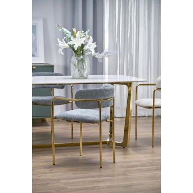 Обідній стілець Halmar K537 Попелястий V-CH-K/537-KR-POPIELATY фото - 12