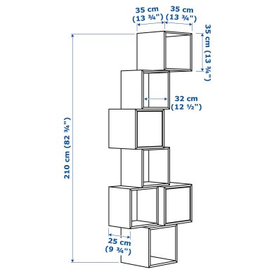 Комбінація підвісних шаф EKET - 2 IKEA Комбінація підвісних шаф EKET (ИКЕА ЭКЕТ) 19189030 фото - 2