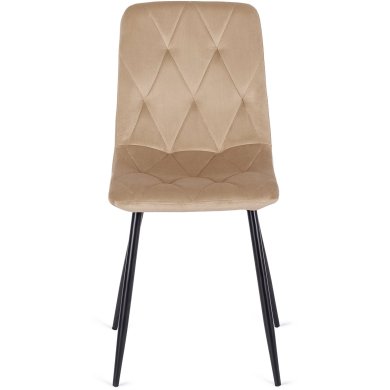 Обеденный стул Mebel Elit ROBIN Welur Бежевый ME.ROBIN/BZ/V/K фото - 2