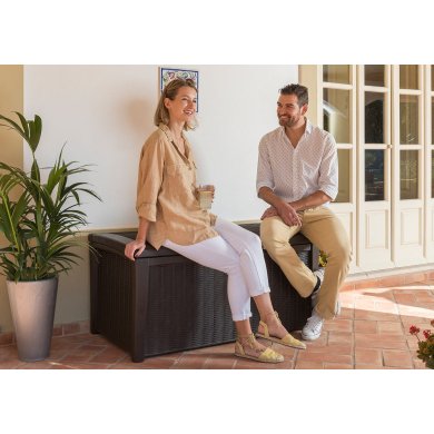 Садовый ящик Keter BORNEO 416 л Графит 230414 фото - 7