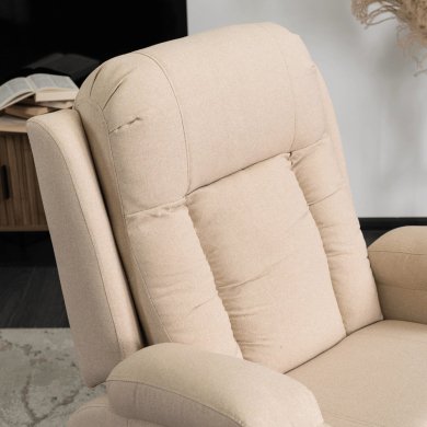Кресло мягкое раскладное массажное с реклайнером Mebel Elit BOX 2 Бежевый - 13 Кресло мягкое раскладное массажное с реклайнером Mebel Elit BOX 2 Бежевый ME.BOX2/BZ/T/FW фото - 13