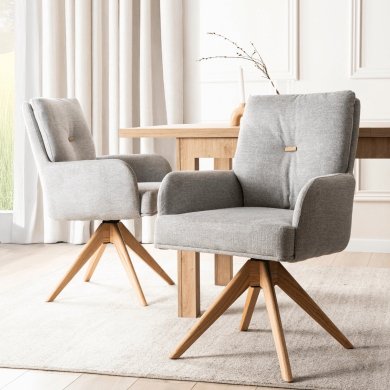 Обеденный стул поворотный Mebel Elit BIANCO Серый ME.BIANCO/P/T/K фото - 5