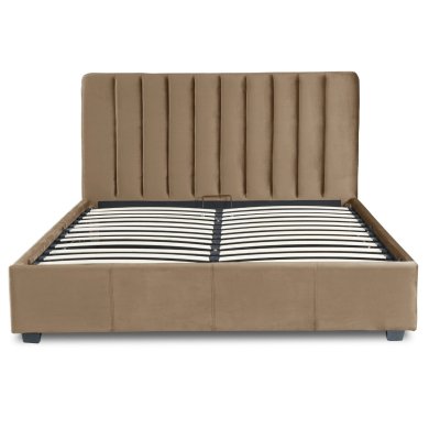 Ліжко Mebel Elit MARI Welur 160x200 см Бежевий - 4 Ліжко Mebel Elit MARI Welur 160x200 см Бежевий ME.MARI/160/BZ/V/LOZZPOJ фото - 4