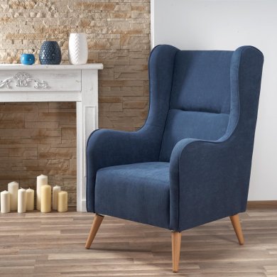 Крісло м'яке Halmar Chester Синій V-PL-CHESTER-FOT-GRANATOWY фото - 7