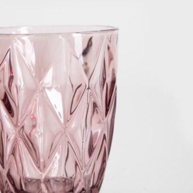 Набір склянок Homla LUNO 280 мл 4 шт Рожевий 239819 фото - 3
