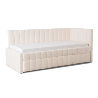 Раскладная кушетка Mebel Elit VILLEMO Boucle 90x200 см Кремовый ME.VILLEMO/90/90/KR/TB/LOZWYS фото - 2