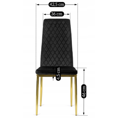 Обеденный стул Mebel Elit GAVI Черный ME.GAVI/CZ/V/K фото - 5
