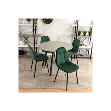 Обідній стілець Mebel Elit ARIS Welur Зелений - 11 Обідній стілець Mebel Elit ARIS Welur Зелений aris/zl фото - 11