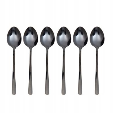 Набір столових приборів Homla Lugano Homla 24 шт. | Чорний - 2 Набір столових приборів Homla Lugano Homla 24 шт. | Чорний 215817 фото - 2