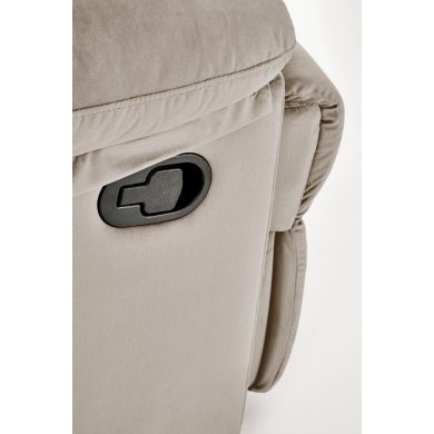 Кресло мягкое раскладное с реклайнером Halmar DRAGER Бежевый V-CH-DRAGER-FOT-BEŻOWY фото - 11