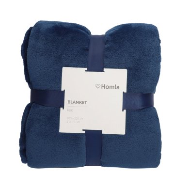 Плед Homla MUKAVA 200x220 см Синій 208278 фото - 4