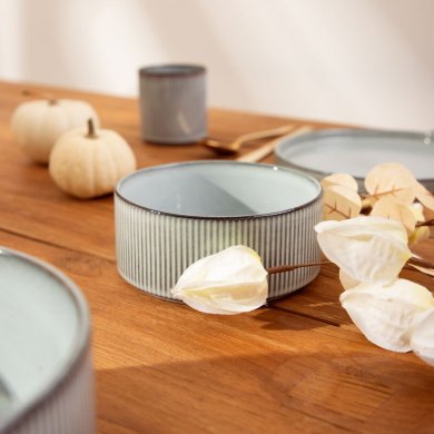 Миска Homla SANOS 21 см Серый - 6 Миска Homla SANOS 21 см Серый 230321 фото - 6