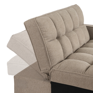 Крісло м'яке розкладне Mebel Elit CORRA Бежевий ME.CORRA/CBZ/T/SOF фото - 7
