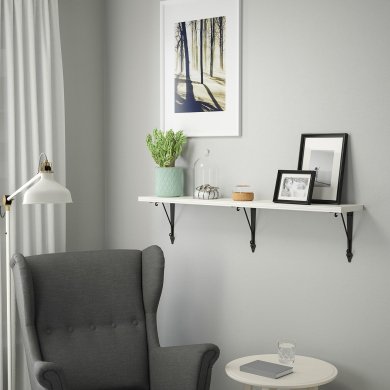 IKEA Полка навесная BERGSHULT / KROKSHULT (ИКЕА BERGSHULT / KROKSHULT) 59326054 фото - 8