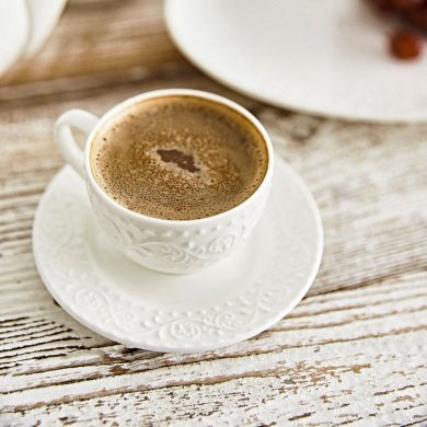 Чашка с блюдцем Homla SYLIA 90 мл Белый - 5 Чашка с блюдцем Homla SYLIA 90 мл Белый 218930 фото - 5