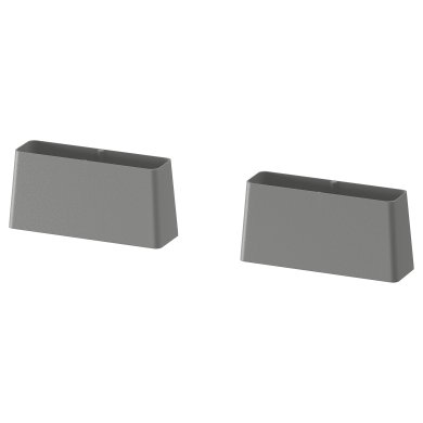 IKEA Защитные насадки HEJNE 2 шт Серый (ИКЕА ХЕЙНЕ) 90286673