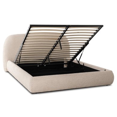 Ліжко Mebel Elit ROSSO Boucle 160x200 см Бежевий ME.ROSSO/160/BZ/TB/LOZZPOJ фото - 2