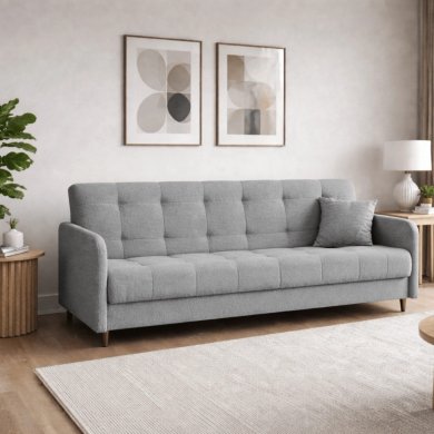 Розкладний диван Mebel Elit TIVOLI Boucle Сірий PPHUE.MATTEO/QUELLE83/WER фото - 7