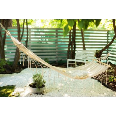 Гамак Garden Line BOHO 200x100 см Бежевий HAM3286 фото - 5
