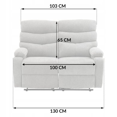 Кресло мягкое раскладное с реклайнером Kontrast VERA DUO Светло-коричневый 5.01.84847 фото - 11