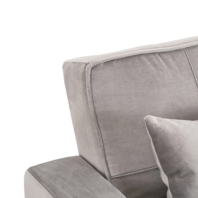Кресло мягкое раскладное Mebel Elit SOLOR Welur Серый ME.SOLOR2/P/V/FW фото - 11