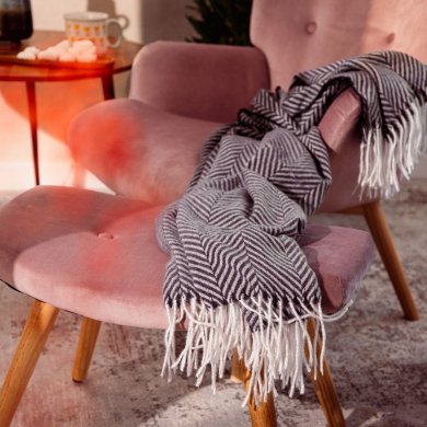 Плед Homla MELI 130x170 см Сірий 229918 фото - 6