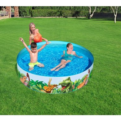 Детский каркасный бассейн Bestway 55022B 183х38 см Принт BES55022B фото - 5