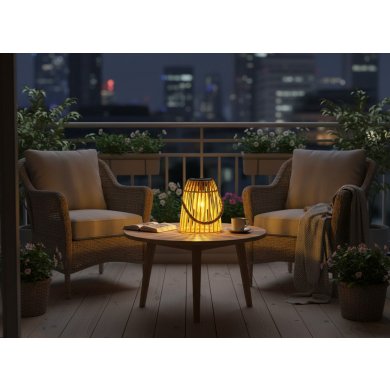 Декоративний світильник на сонячній батареї Garden Line LAP6013 Жовтий LAP6013 фото - 4