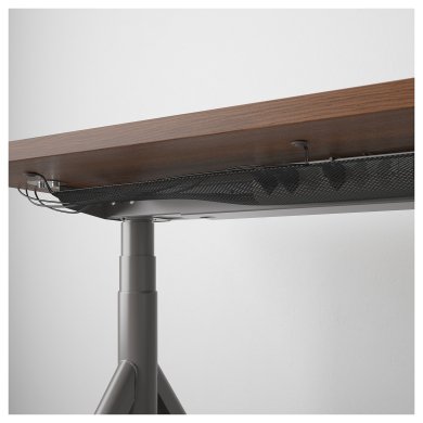 IKEA Письменный стол для работы сидя/стоя IDASEN Коричневый (ИКЕА ИДАСЕН) 79280955 фото - 7