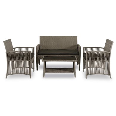 Комплект садових меблів Mebel Elit FILADELFIA Сірий ME.FILADELFIA/P/BZ/RT/OGR/ZES фото - 2