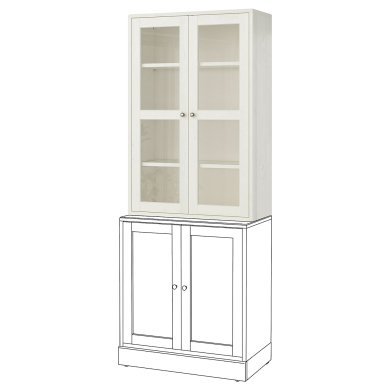 IKEA Витрина HAVSTA (ИКЕА ХАВСТА) 30388636 фото - 13