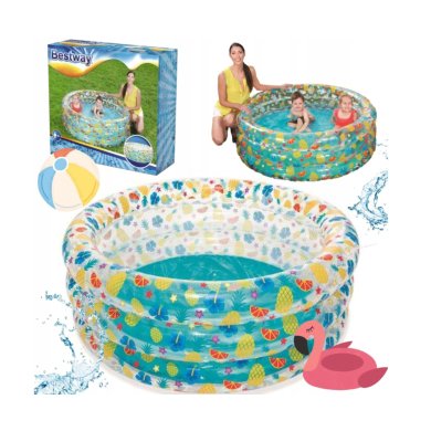 Надувной детский бассейн Bestway 51045 150х53 см Принт BES51045 фото - 11
