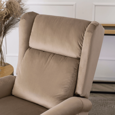 Кресло мягкое раскладное с реклайнером Mebel Elit SIMON Бежевый - 13 Кресло мягкое раскладное с реклайнером Mebel Elit SIMON Бежевый ME.SIMON/BZ/V/FW фото - 13