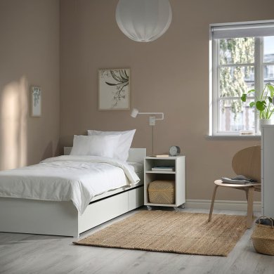 IKEA Кровать VIHALS 90x200 см Белый (ИКЕА ВИХАЛС) 59581983 фото - 2