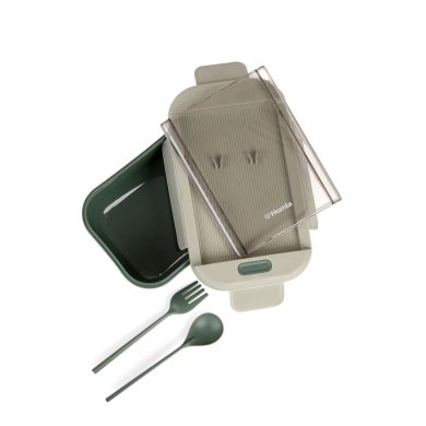 Ланч-бокс з столовими приборами Homla BOXIE 540 мл Зелений - 5 Ланч-бокс з столовими приборами Homla BOXIE 540 мл Зелений 233738 фото - 5